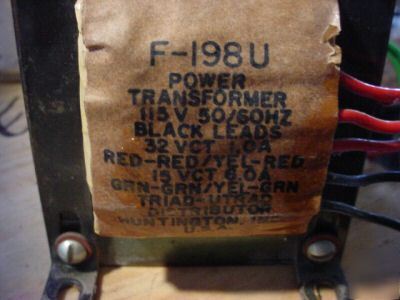 32VCT 1A / 15VCT 6 a transformer ( qty 2 ea )