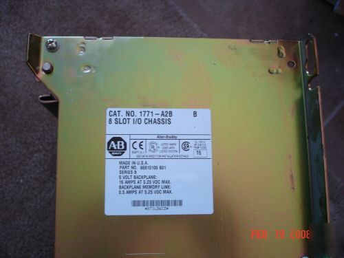 Ab plc-5/40B/e complete system w/ethernet card, tested