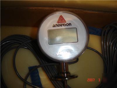 Anderson instrument gauge pharmaceutical thermometer