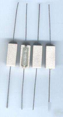 5 watt power resistors 6K ohm lot of 4 made in usa