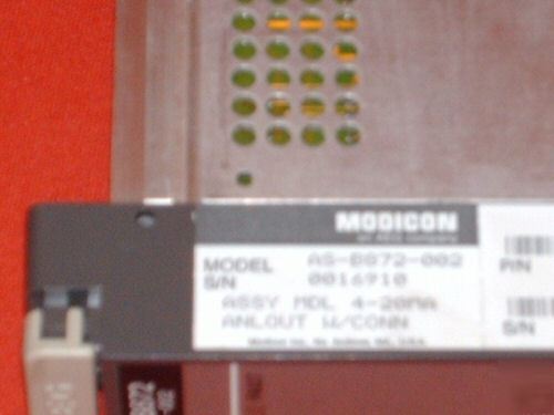 Modicon aeg as-B872-002 4-20MA analog output module