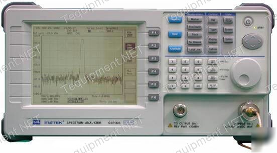 New instek gsp-827 spectrum analyzer 2.7 ghz 
