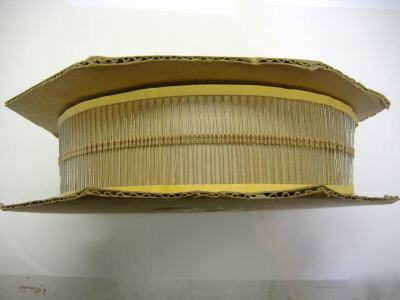 4500 pcs - metal film resistor, 392K ohm, 1/4 w, 1%