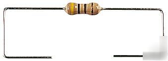 New : 10 x carbon film resistors 1/4 watt 680R - 19P