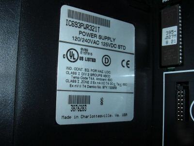Ge fanuc 90-30 plc 5-slot system with 4 modules 