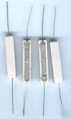 10 watt power resistors 250 ohm, lot of 4 made in usa