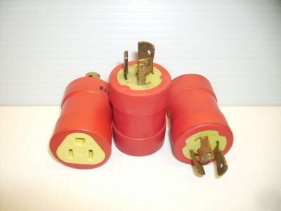 Woodhead plug adapter non-nema twist-lock to 5-15R ***