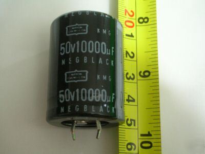 New 2PCS, 50V 10000UF snap in electrolytic capacitors 