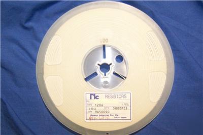 New NRC12J755TR nippon smd res 1206 5% 1/4W qty 5000 