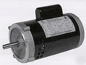 New electric jet pump motor, 3/4 hp, 56J frame, tefc