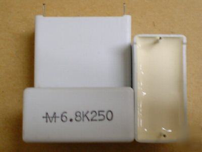 New 10PCS 250V 6.8UF mallory box mylar capacitors 