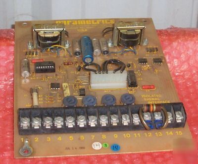 Parametrics 600879 isolated signal interface board