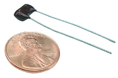 Radial silver dipped mica capacitors ~ 5PF 100V 10% (25